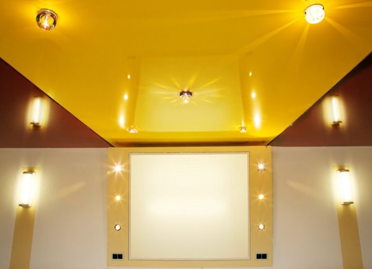 Преимущество натяжных потолков