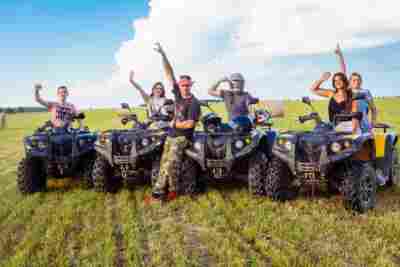 Как устроить Корпоратив на квадроциклах в Подмосковье